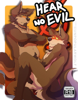 anthro blush body_hair chest_hair convenient_censorship covering covering_crotch crossed_arms duo male male/male nude unpopularwolf cain_(unpopularwolf) scotty_(unpopularwolf) canid canine canis mammal red_wolf wolf absurd_res cover cover_art cover_page hi_res father_(lore) father_and_child_(lore) father_and_son_(lore) incest_(lore) parent_(lore) parent_and_child_(lore) parent_and_son_(lore) son_(lore)