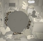 abdominal_bulge death digestion fatal fatal_vore imminent_death male male_pred oral_vore rumbling_stomach vore slippdipp harold_fletcher accipitriform avian bactrian bird black_vulture camel camelid mammal new_world_vulture vulture absurd_res hi_res