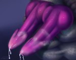 2_penises animal_genitalia animal_penis balls bodily_fluids close-up cum cum_drip cum_on_penis dripping ejaculation feral genital_close-up genital_fluids genitals hemipenes knot knotted_penis male multi_balls multi_genitalia multi_penis penis penis_close-up purple_penis ridged_penis scaled_balls scales solo noxeorn mythology tynebris dragon mythological_creature mythological_scalie scalie 2024 digital_media_(artwork) digital_painting_(artwork)