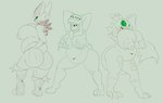 after_transformation anthro belly big_belly big_breasts big_butt breasts butt female female/female group hypnosis implied_breastfeeding implied_weight_gain mind_control overweight thick_thighs trio likasomboody bandai_namco digimon nintendo pokemon undertale_(series) toriel canid cinderace digimon_(species) generation_8_pokemon mammal pokemon_(species) renamon hi_res