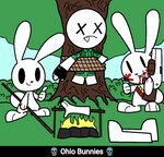 blood bodily_fluids cooking_with_furs creepy death feral gore group male trio violence blackmoonx anon human lagomorph leporid mammal rabbit meme