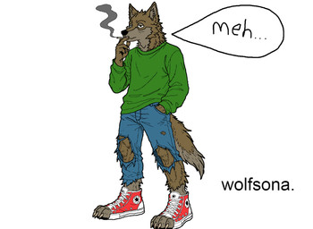 anthro blue_bottomwear blue_clothing blue_jeans blue_pants bored bottomwear claws clothing converse_shoes denim denim_bottomwear denim_clothing drugs exposed_feet fur green_clothing green_shirt green_topwear hand_in_pocket jeans long_sleeve_shirt male marijuana marijuana_blunt multicolored_body multicolored_fur no_shading pants pockets pose shirt solo speech_bubble tired_eyes topwear torn_bottomwear torn_clothing torn_pants two_tone_body two_tone_fur converse canid canine canis mammal wolf hi_res