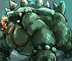 anthro belly big_belly kemono male moobs overweight overweight_anthro overweight_male simple_background solo kotobuki bowser's_fury mario_bros nintendo bowser fury_bowser koopa scalie 2021 absurd_res hi_res