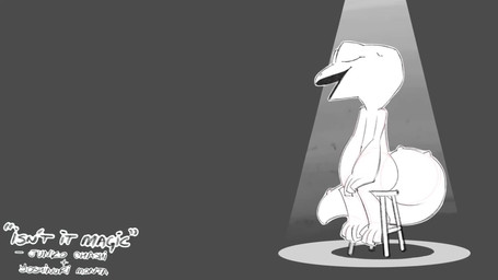 anthro bottomless buckteeth clothed clothing duo eyewear female glasses hug hugging_another male male/female music shirt shirt_only singing teeth text topwear topwear_only projectendo eublepharid fat-tailed_gecko gecko lizard mammal reptile rodent scalie sciurid tree_squirrel 16:9 2d_animation animated english_text frame_by_frame hi_res japanese_audio long_playtime sound video widescreen nonbinary_(lore)