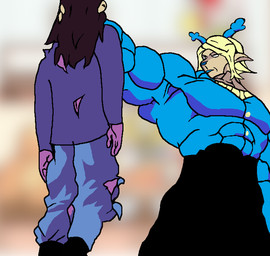 anthro antlers blonde_hair blurred_background brown_hair carrying_another clothed clothing defeated duo empty_eyes female female_anthro fight hair head_grab holding_another horn looking_at_another muscular muscular_anthro muscular_female pointy_ears purple_body purple_scales scales screencap screencap_background size_difference snout text torn_clothing white_eyes le-dukek deltarune dragon_ball dragon_ball_z undertale_(series) broly carol_holiday susie_(deltarune) deer mammal new_world_deer scalie draw_over english_text meme redraw