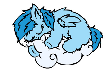 ambiguous_feral ambiguous_gender blue_body blue_fur blue_hair blue_tail blue_wings cloud eyelashes eyes_closed feral fur hair hug side_view simple_background sleeping smile solo tail white_background wings young young_ambiguous young_feral anonymous_artist fluffy_pony mythology equid equine fluffy_pony_(species) mammal mythological_creature mythological_equine pegasus 2011 3:2 digital_media_(artwork) flat_colors