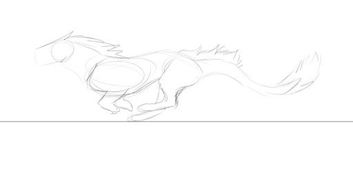 ambiguous_gender animated_gif feral fur mane running solo tail tail_tuft tuft walk_cycle unknown_artist mythology dragon felkin furred_dragon furred_scalie mythological_creature mythological_scalie scalie animated loop low_res monochrome short_playtime source_request