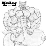 abs anthro balls big_balls big_muscles big_penis foreskin genitals huge_balls huge_muscles huge_penis hyper hyper_balls hyper_genitalia hyper_muscles hyper_penis looking_at_viewer male muscular muscular_anthro muscular_male nipples pecs penis solo tongue tongue_out nudog alaskan_malamute canid canine canis domestic_dog mammal nordic_sled_dog spitz 2005 greyscale monochrome sketch