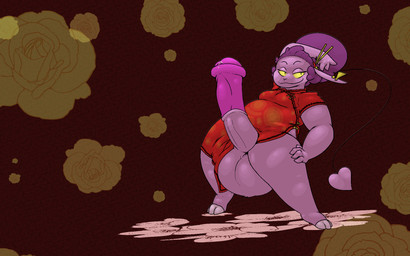 abstract_background animal_genitalia animal_penis asian_clothing balls belly big_balls big_butt big_penis butt chinese_clothing clothing east_asian_clothing genitals huge_balls huge_penis hyper hyper_balls hyper_genitalia hyper_penis male overweight penis shortstack shortstack_male thick_thighs tight_clothing demon imp 16:10 hi_res widescreen