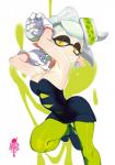 clothing ear_piercing female gloves handwear humanoid_pointy_ears legwear mask piercing pointy_ears pseudo_hair smile solo tentacle_hair tentacles brekkist nintendo splatoon marie_(splatoon) animal_humanoid cephalopod cephalopod_humanoid humanoid inkling marine marine_humanoid mollusk mollusk_humanoid hi_res signature