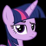 big_eyes eyebrows female feral hair horn looking_at_viewer multicolored_hair purple_eyes raised_eyebrow simple_background solo toony transparent_background unimpressed cyanlightning friendship_is_magic hasbro my_little_pony mythology twilight_sparkle_(mlp) equid equine mammal mythological_creature mythological_equine unicorn absurd_res alpha_channel headshot_portrait hi_res portrait reaction_image superabsurd_res