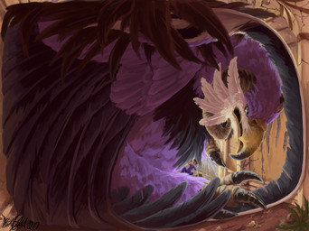 4_toes anisodactyl beak black_body black_feathers blue_bottomwear blue_clothing blue_pants body_size_growth bottomwear clothing container cracked_ceiling cracked_wall cracks cramped cramped_wings destruction duo extreme_size_difference feathered_tail feathered_wings feathers feet feral folded_wings head_against_wall holding_jar holding_object hooked_beak horn jar larger_feral leaning leaning_backward long_tail long_tail_feathers lying macro male on_front open_beak open_mouth pants purple_body purple_clothing purple_feathers purple_shirt purple_topwear raised_hand room_filling shirt side_view sitting size_difference size_transformation smaller_human tail tail_feathers talons teal_eyes toes topwear transformation white_body white_feathers wings raikita resekher_(raikita) avian bird human mammal 2020 digital_media_(artwork) digital_painting_(artwork) hi_res painting_(artwork)