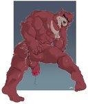 abs anthro anus ball_tuft balls big_muscles bodily_fluids brown_body brown_fur butt cum cum_from_ass cum_in_ass cum_inside drooling eyebrows fangs feet fur genital_fluids genitals hand_on_butt leaking_anus leaking_cum leaking_precum male muscular muscular_male nipples pecs penis precum presenting presenting_anus presenting_hindquarters saliva solo spread_butt spreading teeth thick_eyebrows tongue tongue_out tuft tashthebear the_boy_and_the_beast kumatetsu bear mammal hi_res