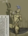 4_arms anthro equid equine growth looking_at_viewer male mammal medical mental_transformation multi_arm multi_limb muscular muscular_anthro muscular_male science scientific_experiment solo stripes transformation uniformvixen zebra