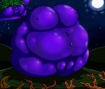 ambiguous_form anthro belly berry_juice big_belly big_breasts big_clitoris big_pussy blueberry_inflation blueberry_juice blush breast_expansion breasts cheek_bulge clitoris expansion female food forest fruit genitals grass green_hair hair huge_belly huge_breasts huge_clitoris hyper hyper_belly hyper_breasts hyper_genitalia hyper_pussy immobile inflation juice_(beverage) magic moon navel night nipples outie_navel overweight overweight_female plant plant_transformation plump_labia pussy sky solo spherical_inflation star the_dark_berry_grove tree where_is_your_god_now unknown_artist aries_passadar canid canine canis mammal wolf hi_res