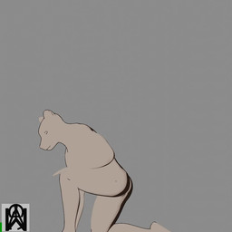 anthro makehuman solo jaldmic bear canid canine canis domestic_dog equid equine felid fox horse lion mammal pantherine tiger 1:1 3d_(artwork) 3d_animation animated blender_(artwork) digital_media_(artwork) no_sound short_playtime video