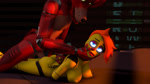 ambiguous_penetration anthro big_breasts big_penis breasts breath dominant duo female genitals hands_behind_back looking_at_viewer lying machine male male/female on_front panting penetration penis submissive toy_chica_(disembowell) mehstrosfm five_nights_at_freddy's five_nights_at_freddy's_2 scottgames foxy_(fnaf) toy_chica_(fnaf) animatronic robot 16:9 3d_(artwork) 3d_animation animated digital_media_(artwork) hi_res no_sound short_playtime webm widescreen