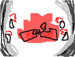 ambiguous_gender anthro aroused bulge clothing female fire gender_transformation group horn male male/male mind_control transformation trio flipnotecreation moxxiecd nintendo pokemon canid canine eeveelution generation_6_pokemon mammal pokemon_(species) sylveon 4:3 animated digital_media_(artwork) flipnote_studio_(artwork) long_playtime no_sound webm