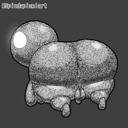 anus backsack balls big_butt butt empty_eyes flaccid genitals glowing glowing_eyes grey_background grey_body hovering huge_butt huge_thighs male micropenis penis presenting presenting_hindquarters rear_view shortstack simple_background small_balls small_penis solo static thick_thighs axoarts the_binding_of_isaac_(series) dogma_(tboi) humanoid 1:1 2022 monochrome