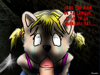 anthro cat crying cub duo feline female first_person_view forced france french human kikicholi knife male mammal oral scared tears text young yowaki
Rating: Explicit
Score: -1
User: kikicholi
Date: May 25, 2011 anthro cat crying cub duo feline female first_person_view forced france french human kikicholi knife male mammal oral scared tears text young yowaki
Rating: Explicit
Score: -1
User: kikicholi
Date: May 25, 2011