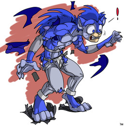 4_toes 5_fingers abs anthro athletic athletic_anthro athletic_human athletic_male barefoot biped blue_body blue_eyes blue_fur blue_hair bottomwear claws clenched_teeth clothing clothing_scraps countershade_face countershade_feet countershade_hands countershade_torso countershading deltoids destroyed_clothing digitigrade exclamation_point feet finger_claws fingers footwear fur fur_growth fur_hair grey_claws grey_nose growth hair human_to_anthro hunched_over male mane mid_transformation multicolored_body multicolored_fur pants paws pecs pointy_ears sharp_teeth shirt shocked shoes simple_background snout snout_growth solo species_transformation standing teeth toe_claws toes topwear torn_bottomwear torn_clothing torn_pants torn_shirt torn_shoes torn_topwear torn_underwear transformation trapezius two_tone_body two_tone_fur underwear white_background wide_eyed black-rat zing_(character) eulipotyphlan hedgehog human mammal 2008 cel_shading digital_media_(artwork) hi_res shaded signature