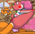 abdominal_bulge all_the_way_through anal anal_penetration anal_threading animal_crossing anthro apple_(animal_crossing) big_breasts big_butt big_penis bodily_fluids bottomless breasts butt clothed clothing condom condom_in_mouth cricetid cum cum_while_penetrated duo ejaculation elephantid extinct eye_roll female filled_condom genital_fluids genitals half-closed_eyes hamster holding_both_legs huge_penis hyper hyper_genitalia hyper_penis klutzatdusk larger_male male male/female mammal mammoth mouth_hold narrowed_eyes nintendo object_in_mouth penetration penile penile_penetration penis proboscidean rodent sex sexual_barrier_device short_stack size_difference sleep_sex sleeping slightly_chubby slightly_chubby_male smaller_female stray_pubes thick_thighs threaded_by_penis tongue tongue_out tucker_(animal_crossing) wearing_condom