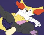 2014 anal anal_penetration anthro anus balls barefoot braixen canine erection fennec fox fur gay gloves hi_res human interspecies knot looking_up lying male mammal nintendo nude on_back one_eye_closed pawpads paws penetration penis pokémon poképhilia sex sharp_teeth spread_legs spreading teeth uncut video_games vidfox
Rating: Explicit
Score: 6
User: forkU
Date: April 23, 2014