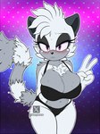anthro big_breasts blush bodily_fluids bra breasts cleavage clothed clothing female looking_at_viewer panties purple_eyes solo sweat underwear genyacero idw_publishing sega sonic_the_hedgehog_(comics) sonic_the_hedgehog_(idw) sonic_the_hedgehog_(series) tangle_the_lemur lemur mammal primate strepsirrhine 3:4 hi_res