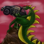 anthro bodily_fluids car cum dragons_fucking_cars genital_fluids genitals male mechanophilia nude penis solo tail vehicle what unknown_artist mythology volkswagen volkswagen_new_beetle dragon mythological_creature mythological_scalie scalie 1:1 low_res