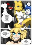 2020 absurd_res angry animal_crossing animal_humanoid anthro bandai_namco black_eyes blonde_hair blue_eyes blue_hair bowser bowsette_meme breasts canid canine canis collar crimellgrim crossover crown dialogue digimon digimon_(species) domestic_dog english_text featureless_breasts feet female female/female foot_grab fox group hair headgear hi_res horn humanoid isabelle_(animal_crossing) joykill koopa_humanoid krystal_(star_fox) mammal mario_bros meme nintendo open_mouth ponytail renamon scalie scalie_humanoid sharp_teeth smile spiked_collar spikes star_fox super_crown super_smash_bros. teeth text yellow_body
