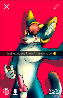 5_fingers animal_genitalia animal_penis anthro balls biped black_nose blue_body blue_ears blue_fur blue_tail brown_body brown_eyes brown_fur brown_hair brown_markings canine_genitalia canine_penis claws erection facial_markings finger_claws fingers front_view fur genitals glistening glistening_eyes glistening_genitalia glistening_knot glistening_penis hair head_markings horn knot knot_root looking_at_viewer male markings multicolored_ears navel penis pink_penis red_background retracted_sheath shadow sheath simple_background smile solo tail text two_tone_ears white_balls white_body white_fur white_sheath white_tail yellow_body yellow_ears yellow_fur yellow_horn yookie canid canine fox mammal 2016 dated english_text hi_res signature