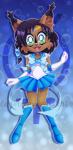 anthro black_hair black_nose brooch clothed clothing dipstick_ears ear_markings fangs female hair looking_at_viewer multicolored_ears open_mouth open_smile short_hair smile solo teal_eyes teeth metalpandora archie_comics sailor_moon_(series) sega sonic_the_hedgehog_(archie) sonic_the_hedgehog_(comics) sonic_the_hedgehog_(series) ami_mizuno nicole_the_lynx sailor_mercury digital_creature felid feline lynx mammal 2019 digital_media_(artwork) watermark