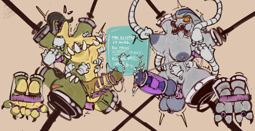 animal_genitalia animal_penis anthro armor balls bared_teeth bdsm bodily_fluids bondage bottomwear bound breast_grab breasts brush brushing brushing_penis claws clothing crying_laughing dripping drooling duo edging egg_vibrator equine_genitalia equine_penis feet forced foreskin genitals green_body grey_body gynomorph hand_on_breast headgear helmet helpless humanoid_genitalia humanoid_penis intersex intersex/intersex laugh leaning leaning_backward loincloth nipple_clamp nipple_fetish nipple_pinch nipple_play nipple_pull nude nude_intersex object_in_urethra open_mouth orgasm_denial overstimulation penetrable_sex_toy penetration penis pinch portal restrained robotic_arm saliva saliva_drip saliva_string science_fiction sex_toy sounding_beads spread_legs spreading suspension suspension_bondage sweat tattoo tears tears_of_pleasure teeth tickle_torture tickling tickling_armpits tickling_belly tickling_feet tickling_genitalia tickling_machine tickling_nipples tickling_penis tickling_sides toe_claws torture urethral urethral_penetration vibrator chompingbit halo_(series) microsoft xbox_game_studios alien dinosaur prehistoric_species reptile sangheili scalie absurd_res hi_res