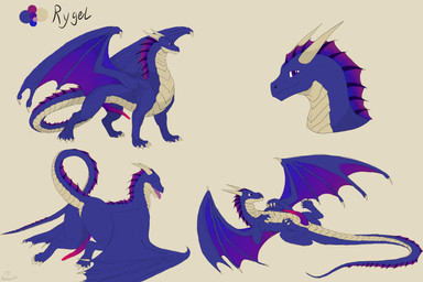 2_horns anus back_scales blue_body blue_face blue_legs blue_neck blue_scales blue_tail blue_wings butt claws eyes_closed feral frill_(anatomy) genitals horn lying male membrane_(anatomy) membranous_frill membranous_wings multicolored_body multicolored_frill multicolored_penis multicolored_wings multiple_poses on_back open_mouth paws penis pink_tongue pose purple_eyes quadruped scales solo spread_legs spreading standing tail tapering_penis teeth toe_claws tongue tongue_out ventral_scales white_body white_claws white_horn white_mouth white_neck white_scales white_tail wing_claws wings anonymous_artist european_mythology mythology rygel_(rygeldragon2026) dragon mythological_creature mythological_scalie scalie western_dragon 3:2 absurd_res hi_res model_sheet