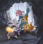 2013 ambiguous_gender aogami balls blue_eyes claws dragonair erection eyes_closed feral feral_on_feral fire floatzel foot_fetish grass group hi_res licking licking_foot male mew mienshao nintendo penis pokémon red_eyes tapering_penis tongue typhlosion video_games water waterfall
Rating: Explicit
Score: 7
User: Lizardite
Date: January 12, 2014