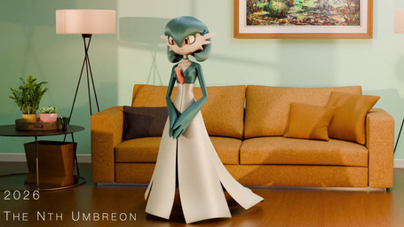 breasts female gesture hands_in_front hands_together hip_sway idle_animation looking_at_viewer looking_away ring short_animation small_breasts solo waving waving_at_viewer thenthumbreon thenthumbreon_(modeler) nintendo pokemon allie_lockwood gardevoir generation_3_pokemon humanoid pokemon_(species) shiny_pokemon 3d_(artwork) 3d_animation animated digital_media_(artwork) hi_res huge_filesize no_sound short_playtime video