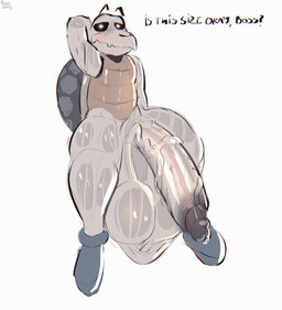 anthro balls big_balls big_penis bone genitals huge_penis hyper hyper_genitalia hyper_penis male penis skeleton solo kofikofi mario_bros nintendo animated_skeleton dry_bones koopa koopa_troopa reptile scalie tortoise turtle undead absurd_res hi_res sketch