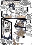 ambiguous_gender anthro canid canine clothed clothing comic disney english_text family fan_character father_(lore) female fox gbwr herald_sandefach hi_res jinksa lisa_sandefech mammal parent_(lore) predator_city text wolfport zootopia