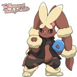 ambiguous_gender anthro blush brown_body clothing jacket male punch simple_background solo text topwear tuft white_background tontaro nintendo pokemon dizzy_(bluepegasi) generation_6_pokemon lagomorph mammal mega_evolution mega_lopunny pokemon_(species) 1:1 2d_animation animated digital_drawing_(artwork) digital_media_(artwork) frame_by_frame loop motion_tweening short_playtime