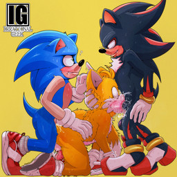 ambiguous_fluids anal anal_fluids anal_penetration anthro anus aroused asphyxiation balls big_balls biped blue_body blue_eyes blush bodily_fluids breath butt choker choking clothing confusion crying cum cum_drip cum_from_nose cum_from_penis cum_in_ass cum_in_mouth cum_in_nose cum_inside cum_on_face cum_on_penis cum_splatter deep_throat double_penetration dripping ejaculation embarrassed empty_eyes erection exhausted eye_contact fainted fainted_after_sex fellatio fluffy fluffy_tail fondling_penis footwear footwear_only fur genital_fluids genitals gesture gloves group group_sex hand_gesture handjob handwear head_grab jewelry larger_anthro larger_male looking_at_another male male/male mostly_nude multicolored_body multicolored_fur neck_bulge necklace oral oral_penetration orange_tail orgasm penetration penile penile_penetration penis penis_grab penis_in_mouth pointing pointing_at_self question_mark questionable_consent saliva saliva_on_balls saliva_on_penis saliva_string sex shaking shoes shoes_only simple_background simultaneous_orgasms size_difference smaller_anthro smaller_male socks spitroast tail tears threesome trembling trio white_body white_fur yellow_body yellow_fur irrationalgeek sega sonic_the_hedgehog_(film) sonic_the_hedgehog_(series) miles_prower shadow_the_hedgehog sonic_the_hedgehog canid canine eulipotyphlan fox hedgehog humanoid mammal 1:1 absurd_res hi_res