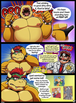 anthro arrested bodily_fluids bound bracelet butt_slap candy cell_bars chain chained chained_cuffs clothing collar crying dessert doctor erection facial_hair female fire food genital_fluids gesture group gummy_(food) hand_gesture hug humanoid_torso_with_big_belly humor jewelry male male/male medical_instrument mostly_nude musclegut muscular mustache nipples open_mouth pent_up precum precum_through_clothing precum_through_underwear roaring scientific_instrument slap smile spanking spiked_bracelet spiked_collar spikes sweat sweatdrop tears tenting text thumbs_up underwear wet wet_clothing elfein divorce_selfie mario_bros nintendo sega sonic_riders sonic_the_hedgehog_(series) star_fox undertale undertale_(series) asgore_dreemurr bowser falco_lombardi fox_mccloud grillby jet_the_hawk storm_the_albatross toriel wario wolf_o'donnell accipitrid accipitriform albatross avian bird boss_monster_(undertale) bovid canid canine canis caprine dragon_koopa elemental_creature falcon falconid fire_creature fox goat human koopa mammal procellariiform reptile scalie turtle wolf 2025 comic crossover digital_media_(artwork) english_text hi_res