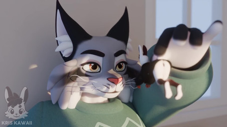 abdominal_bulge anthro anus balls clothing duo erection extreme_size_difference foreskin genitals larger_pred male male/male mouth_shot neck_bulge open_mouth oral_vore penis size_difference swallowing tongue tongue_out uvula vore kris-kawaii disney zootopia pawbert_lynxley x_(kris-kawaii) canada_lynx felid feline lagomorph leporid lynx mammal rabbit 16:9 3d_(artwork) 3d_animation animated digital_media_(artwork) hi_res high_framerate huge_filesize long_playtime no_sound video widescreen