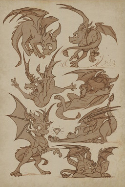 4_toes action_pose all_fours anthro beverage breath_powers crossed_arms digitigrade dragon_wings drinking drinking_straw elemental_manipulation eyebrows eyewear falling feet fire fire_breathing fire_manipulation hand_behind_head head_tuft holding_beverage holding_object horn long_tail lying male on_back on_front pose quadruped raised_eyebrows rear_view scales scaly_tail sharp_teeth side_view snout solo stretching_arms sunglasses tail teeth thick_eyebrows toes tuft ventral_scales wearing_sunglasses leviticusr activision mythology spyro_the_dragon spyro dragon mythological_creature mythological_scalie scalie monochrome sketch traditional_media_(artwork)