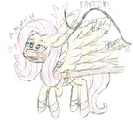 bdsm blush bondage bound bridle female feral flying harness heart_eyes heart_symbol offscreen_character petplay ponyplay roleplay slave solo text vulgar whip sufficient_(artist) friendship_is_magic hasbro my_little_pony fluttershy_(mlp) equid equine horse mammal pony 2021