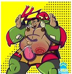 ahegao anal anthro anthro_penetrating bodily_fluids cum cum_in_mouth cum_inside cum_on_penis dominant duo full_nelson genital_fluids genitals human_penetrated looking_pleasured male male/male muscular muscular_male penetration penis grolarbearsins rise_of_the_teenage_mutant_ninja_turtles teenage_mutant_ninja_turtles casey_jones raphael_(tmnt) alligator_snapping_turtle human mammal reptile scalie snapping_turtle turtle hi_res