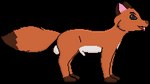 2d_animation alpha_channel animal_genitalia animated balls bouncing brown_paws canid canine feral fox fur genitals ivorden_bar loop low_res male mammal orange_body orange_fur sheath short_playtime simple_background solo sprite tail tail_motion tailwag tongue tongue_out transparent_background vorochi