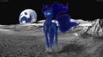 blue_body blue_skin cutie_mark earth female feral hair hooves horn moon planet shadow solo space reinkorn friendship_is_magic hasbro my_little_pony princess_luna_(mlp) equid equine horse mammal pony 16:9 4k absurd_res hi_res widescreen