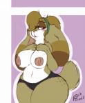 anthro areola big_areola big_breasts big_nipples breasts curvy_figure female freckles huge_thighs inverted_nipples nipples slightly_chubby solo thick_thighs voluptuous wide_hips rachellebun rachelle lagomorph leporid mammal rabbit hi_res