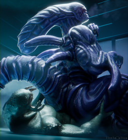 anal anal_penetration bodily_fluids butt duo genital_fluids genitals male male/male male_penetrated male_penetrating male_penetrating_male nude on_bottom on_top penetration penile penile_penetration reverse_cowgirl_position sex littleslice-sfm chocoscorner_(modeler) alien_(franchise) halo_(series) microsoft xbox_game_studios snakehead404 alien sangheili scalie xenomorph 3d_(artwork) digital_media_(artwork) hi_res