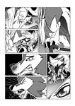 3_toes ambiguous_gender belt black_background bodily_fluids border bottomwear canid canine cheek_tuft claws clenched_teeth clothing comic digitigrade dusk_lycanroc eyes_closed facial_tuft fangs feet feral finger_claws forced forced_transformation fur fur_growth generation_7_pokemon greyscale growth hi_res human human_to_feral lycanroc mammal monochrome nintendo open_mouth pokemon pokemon_(species) quadruped saliva sequence shirt shorts simple_background snout snout_growth solo species_transformation teeth toe_claws toes topwear torn_bottomwear torn_clothing torn_shirt torn_shoes torn_shorts torn_topwear toshabi transformation transformation_sequence tuft white_border